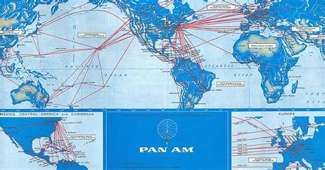 Pan Am Route Map 1969 Album On Imgur