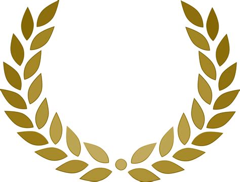 Золотой венок на прозрачном фоне - фото и картинки abrakadabra.fun