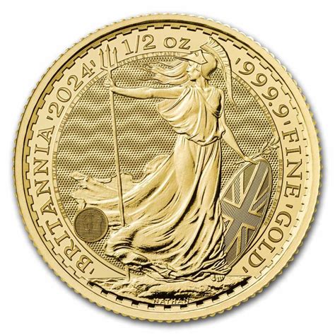 Britannia Goud 1 2 Ounce 2024 Bullion Goud Goud999