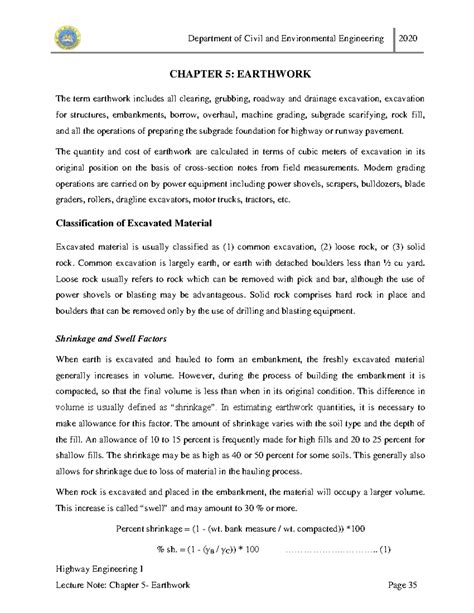 Highway Engineering Lecture Notes 5