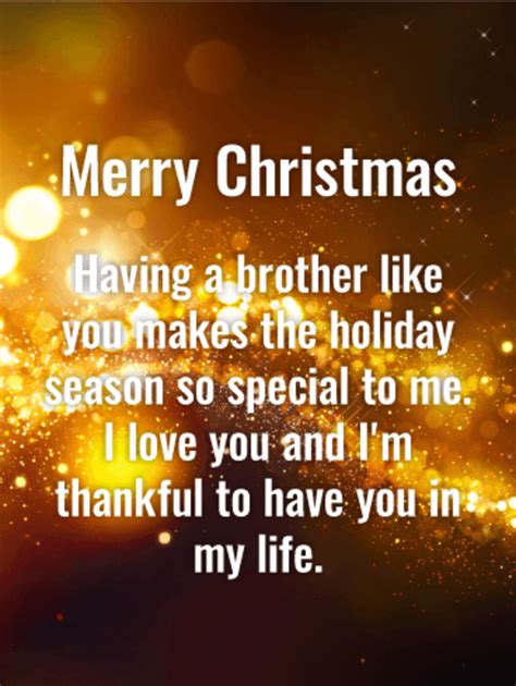 25 Perfect Merry Christmas Wishes For Brother