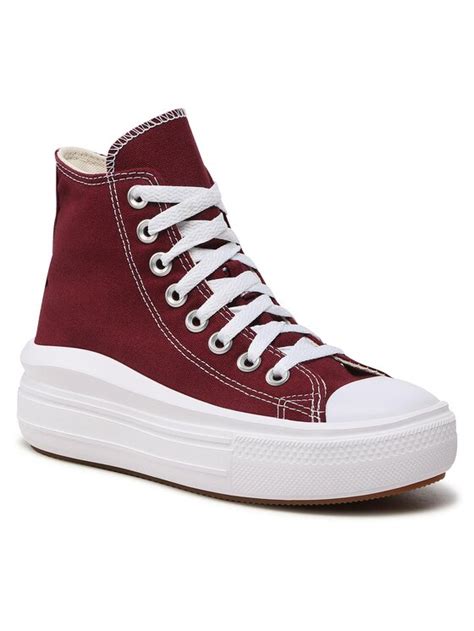 Converse Trampki Ctas Move Hi A02430c Bordowy Modivopl