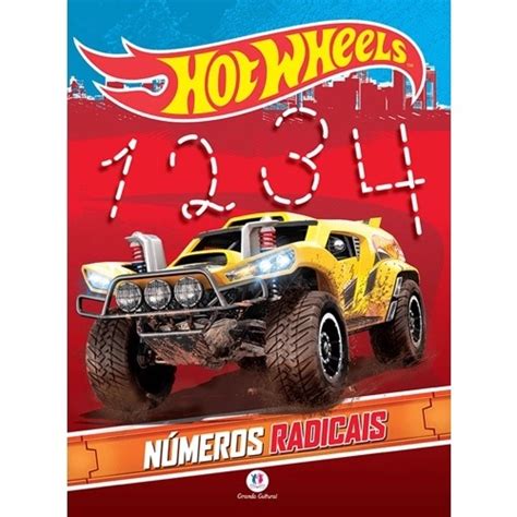 Livro Infantil Hot Wheels Números Radicais Ciranda Cultural Papelaria Criativa