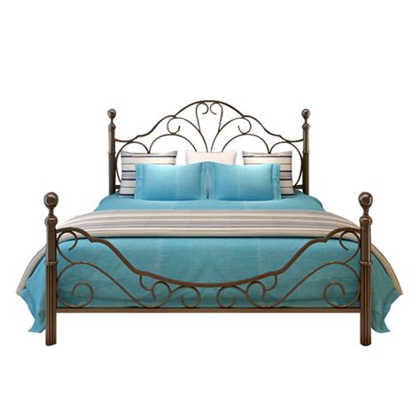 Купить Кровать с металлическим каркасом В европейском стиле из кованого ...