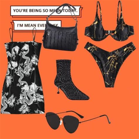 54 OFF 2022 ZAFUL Marble Print Underwire High Cut Bikini Swimsuit In BLACK ZAFUL