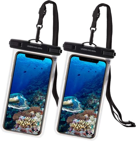 UNBREAKcable Pochette Étanche Smartphone Lot de 2 Sac étanche IPX8