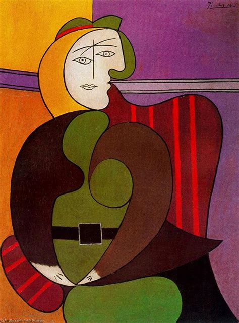 Mujer Sentada En Onu Sill N Rojo De Pablo Picasso Spain