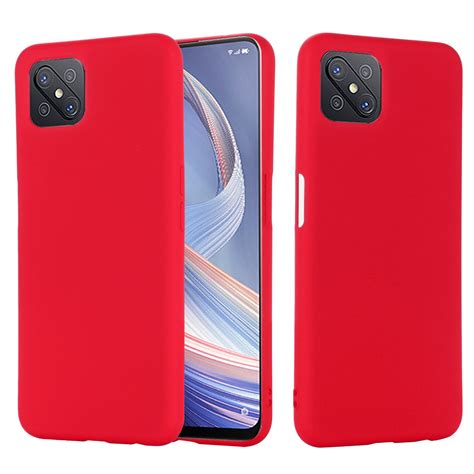 For Oppo A S Reno Z G Pure Color Liquid Silicone Shockproof Full