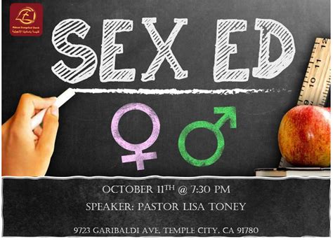 Sex Ed Seminar Mideast Evangelical Church