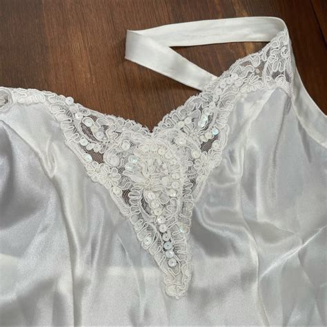 Victoria S Secret Intimates Sleepwear Victorias Secret Vintage Lingerie Chemise Ivory