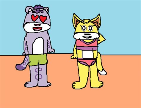 Sam Snow Sees Kit Casey In Her Bikini By Jeremycrimson