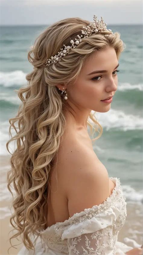 23 Beach Wedding Hairstyles Chic Styles For Brides Bridesmaids