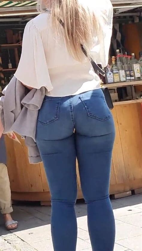 Ass Will Leave You Speechless Blonde In Jeans Not OC Tight Jeans Forum