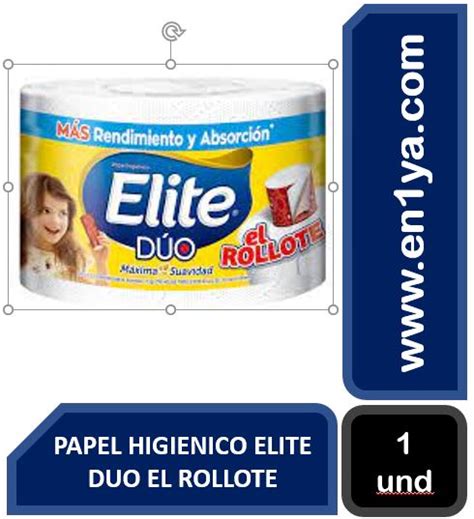 Papel Higienico Elite Duo El Rollote X1 Unidad