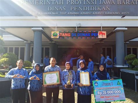 Smkn Ciamis Raih Juara I Sekolah Sehat Tingkat Nasional