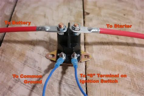 How To Connect A Relay To A Starter