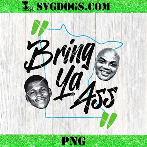 Bring Ya Ass Anthony Edwards Charles Barkley Minnesota Timberwolves Svg