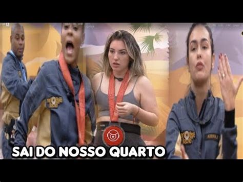 TRETA LARISSA e Aline Expulsa Cézar Black Do Quarto Deserto Mais