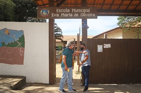 Alexandre Martins faz vistoria na obra da escola Eva Maria de Oliveira ...