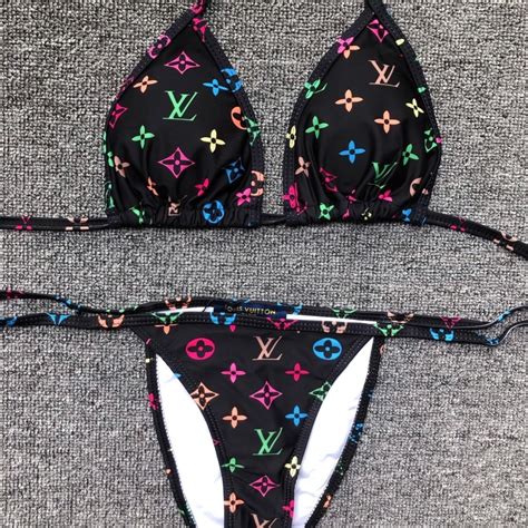 Lv2508 Sexy Three Point Bikini Swimsuit Women Shopee Malaysia