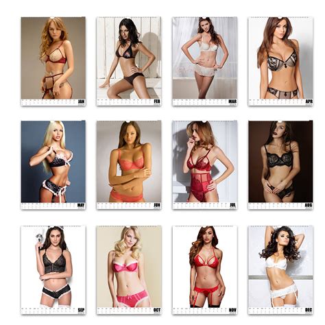 Sexy Erotic Lingerie Pinups Personalised Calendar Choose Start Month EBay