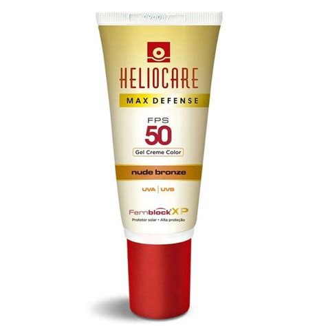 Protetor Solar Color Nude Bronze Heliocare Max Defense Fps G Shopee Brasil