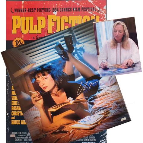 Pulp Fiction Tarantino Signed By Uma Thurman Catawiki