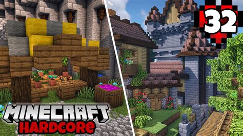 Let S Play Minecraft Hardcore Detailing The Village Youtube