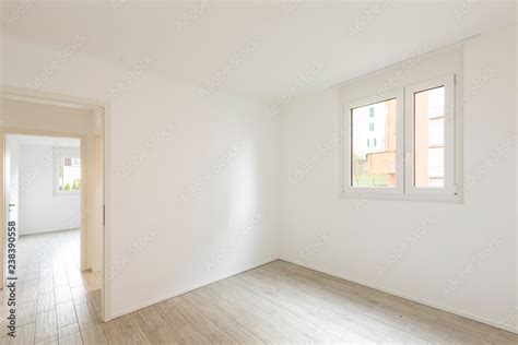 Empty Room With Window And Door