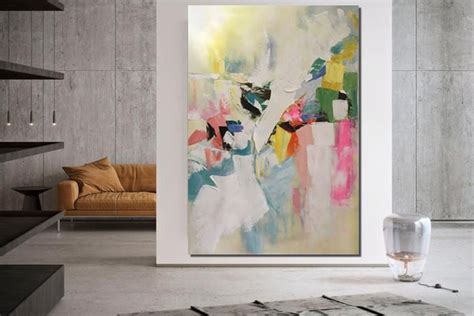 Large Canvas Art Ideas, Large Painting for Living Room, Contemporary A ...