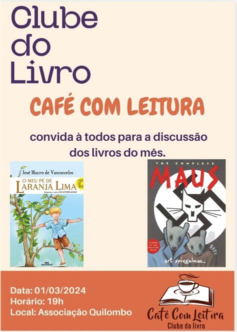 Cultura Clube do Livro se reúne para análise de dois livros Jornal