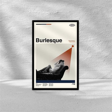 Burlesque Poster Burlesque Print Minimalist Movie Poster - Etsy