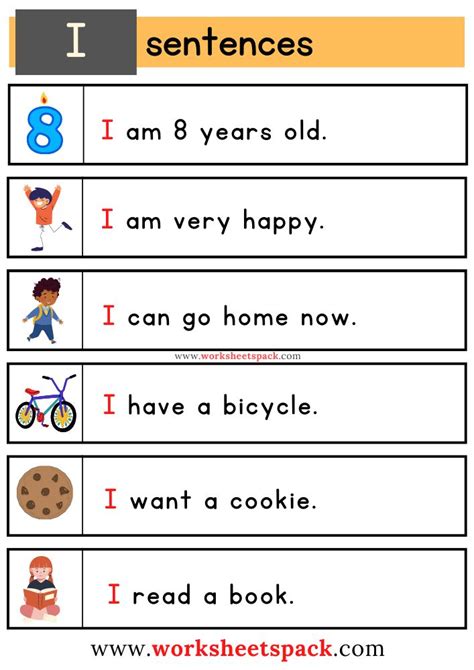 I Sight Word Sentences Worksheet Sight Word Sentences Word Sentences Simple English Sentences