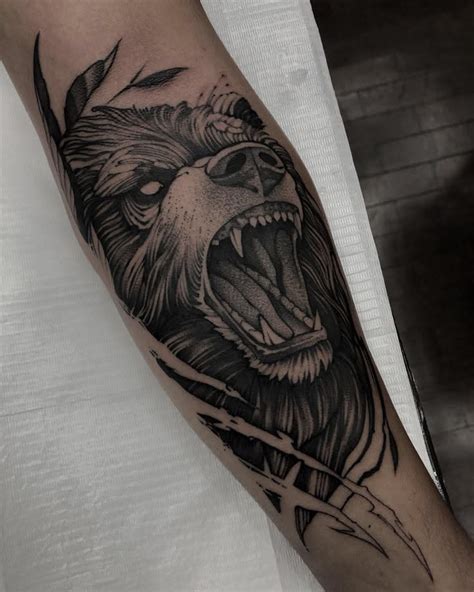 Tatuagem De Urso No Braço - Bear tattoo ⚡ | Tattoo urso no braço, Tatuagem de urso no braço, Urso ...