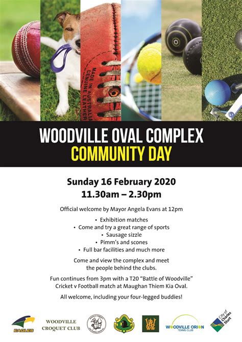 Woodville Oval Complex Community Day 50% – Woodville Community Dog