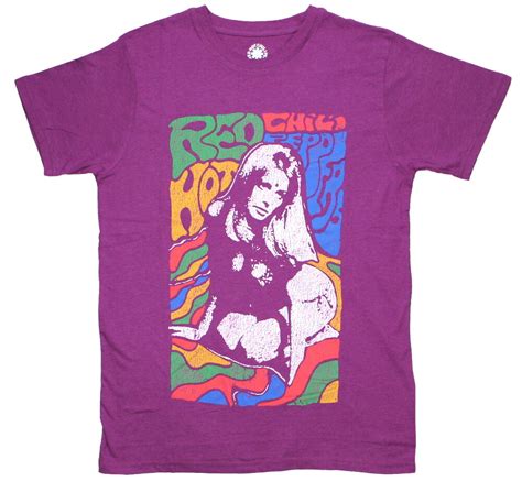 楽天市場Red Hot Chili Peppers Concert Poster Tee Plum Purple レッドホットチリペッパーズ TシャツRudy Co