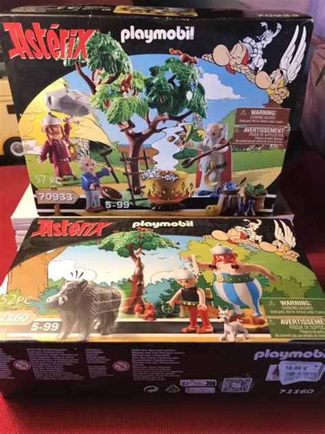 PLAYMOBIL SET 71160 Et 70933 Astérix Obelix Et Idefix 2 boites scellées