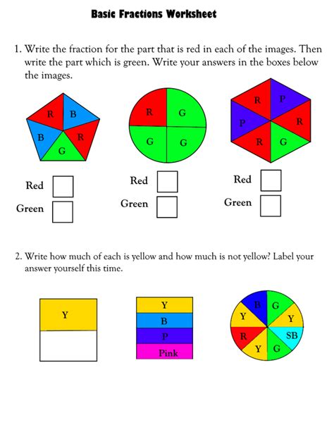 Rd Grade Math Basic Fractions Worksheets Steemit Worksheets Library