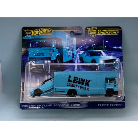 Hot Wheels Team Transport Mix Nissan Skyline Lbwk Fleet Plyer Shopee Malaysia