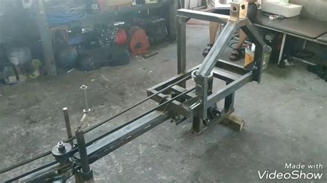 Косилка приствольная садовая откидная - YouTube