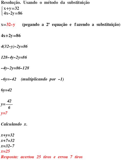 MatemÁtica Seriada ExercÍcios EquaÇÃo Do 1º Grau