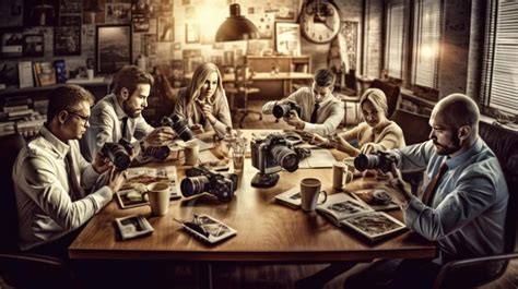 Premium AI Image | the concept of teamwork and collaboration in a ...