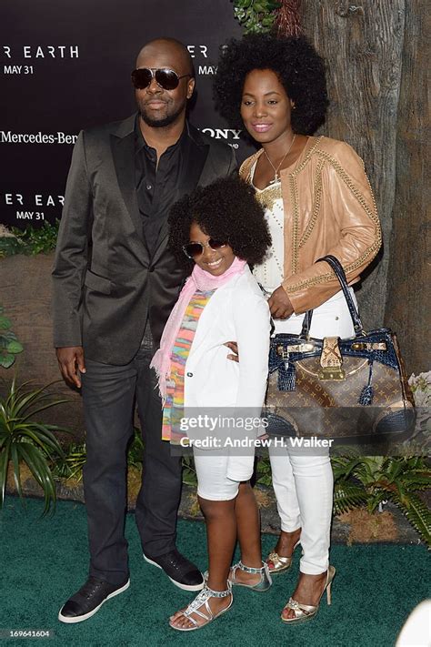 Wyclef Jean Wife Claudenette Jean And Daughter Angelina Claudinelle