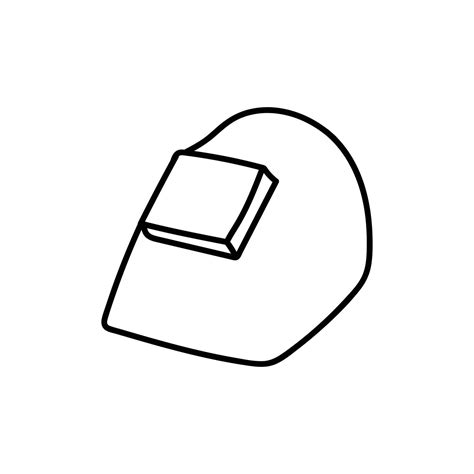 Welding Mask Face Line Simple Creative Logo 23779836 Vector Art at Vecteezy