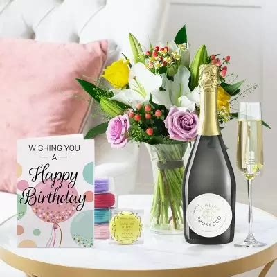 Flowers Prosecco Prosecco Gift Set Blossoming Gifts