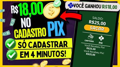 R S Baixar Aplicativo Ganhe Dinheiro No Pix Cadastrou Ganhou