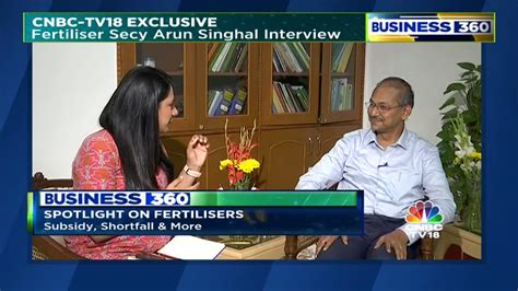 Cnbc Tv18 On Twitter Cnbctv18exclusive Fertilisers Secretary Arun