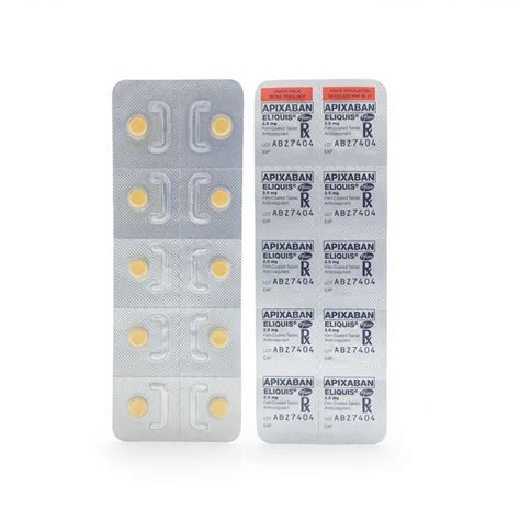 Eliquis® 2 5mg Film Coated Tablets