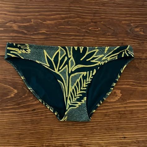 Aerie Swim Green And Yellow Bikini Bottoms Poshmark