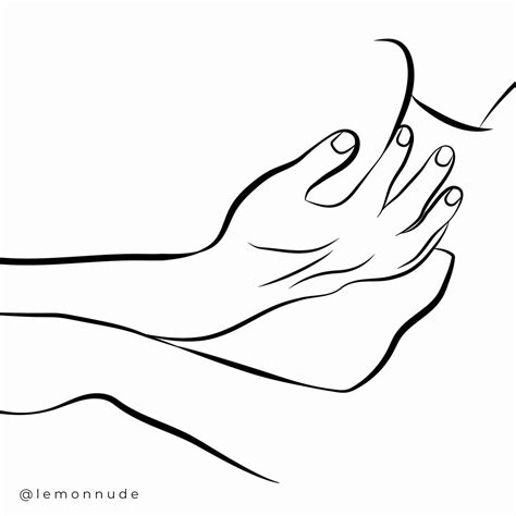 Sensual Touch 2intimacy Sex Line Art Minimalism Black And Etsy